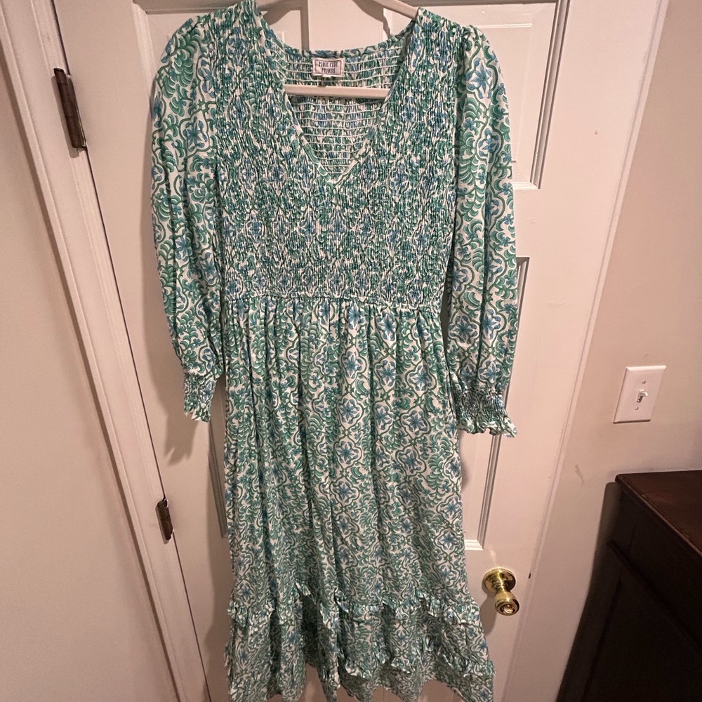 Pink City Prints maxi Dress